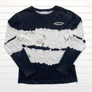 ZARA NWOT Break New Ground Tie Dye Graphic Shirt